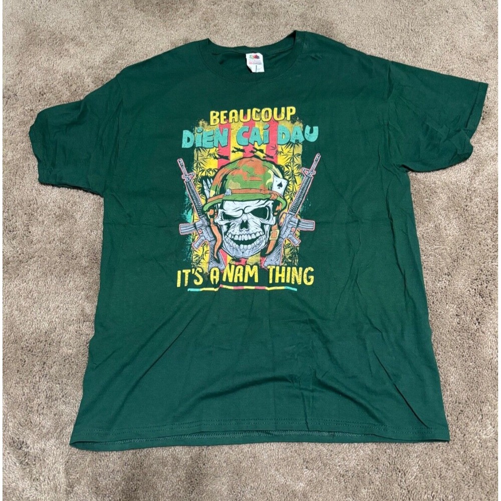 Mens Beaucoup Dien Cai Sau Shirt Size Large